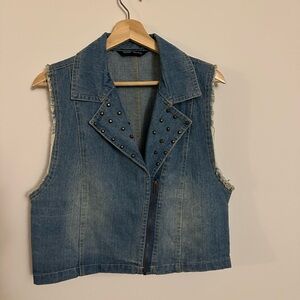 Last Kiss Blue Denim Vest